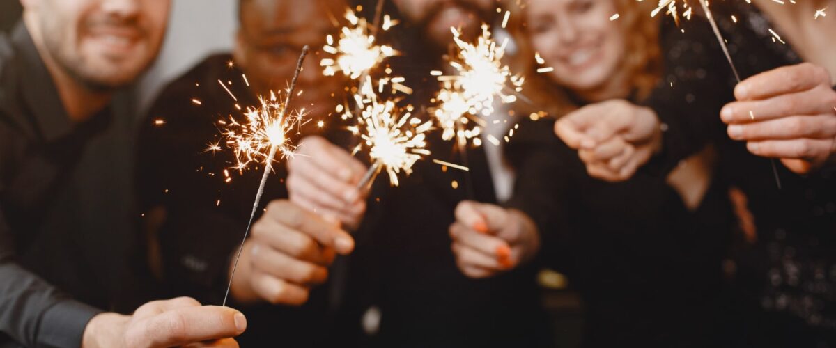 Stylizacja na sylwestra w domu